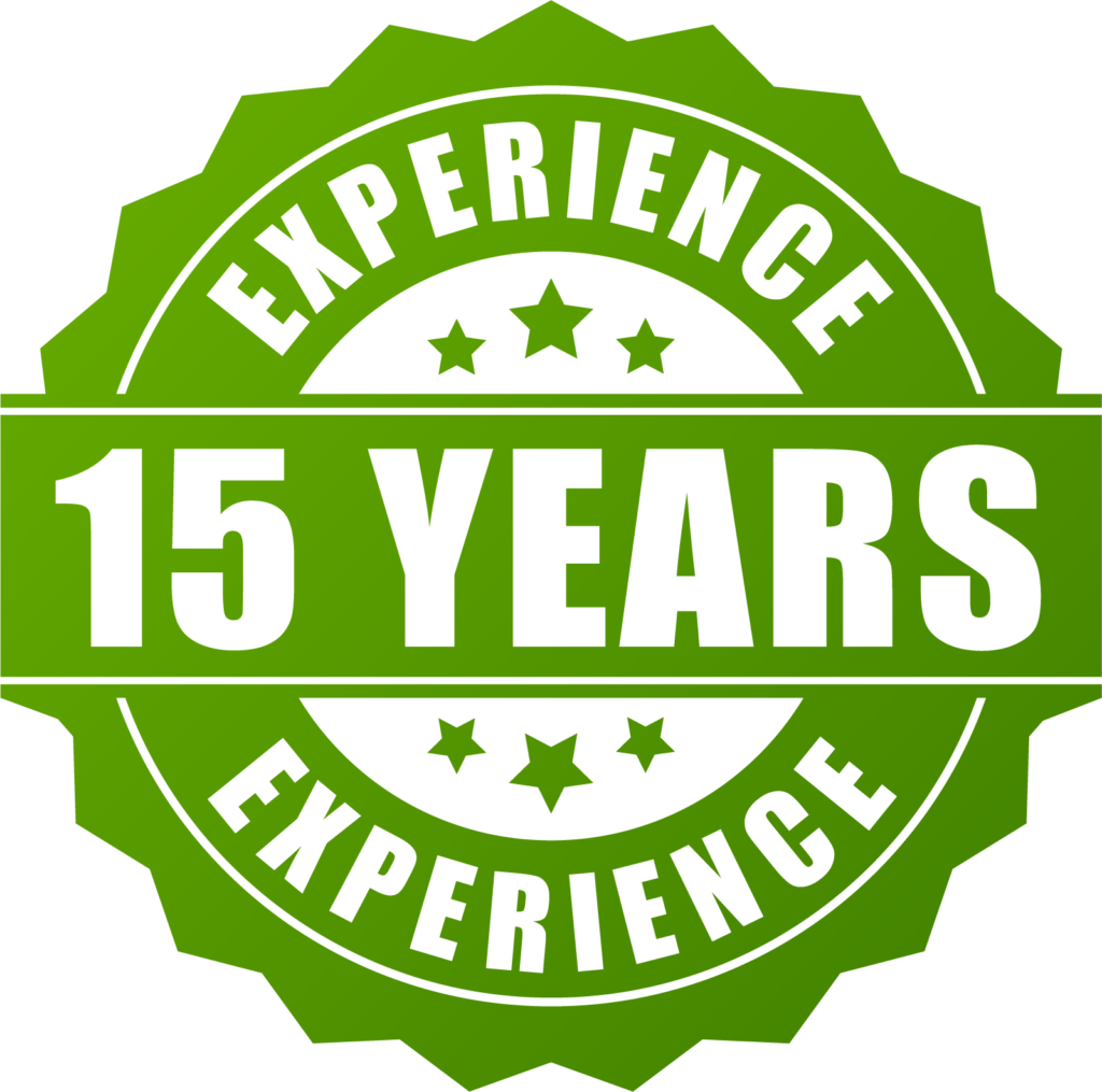 15 Years Experience