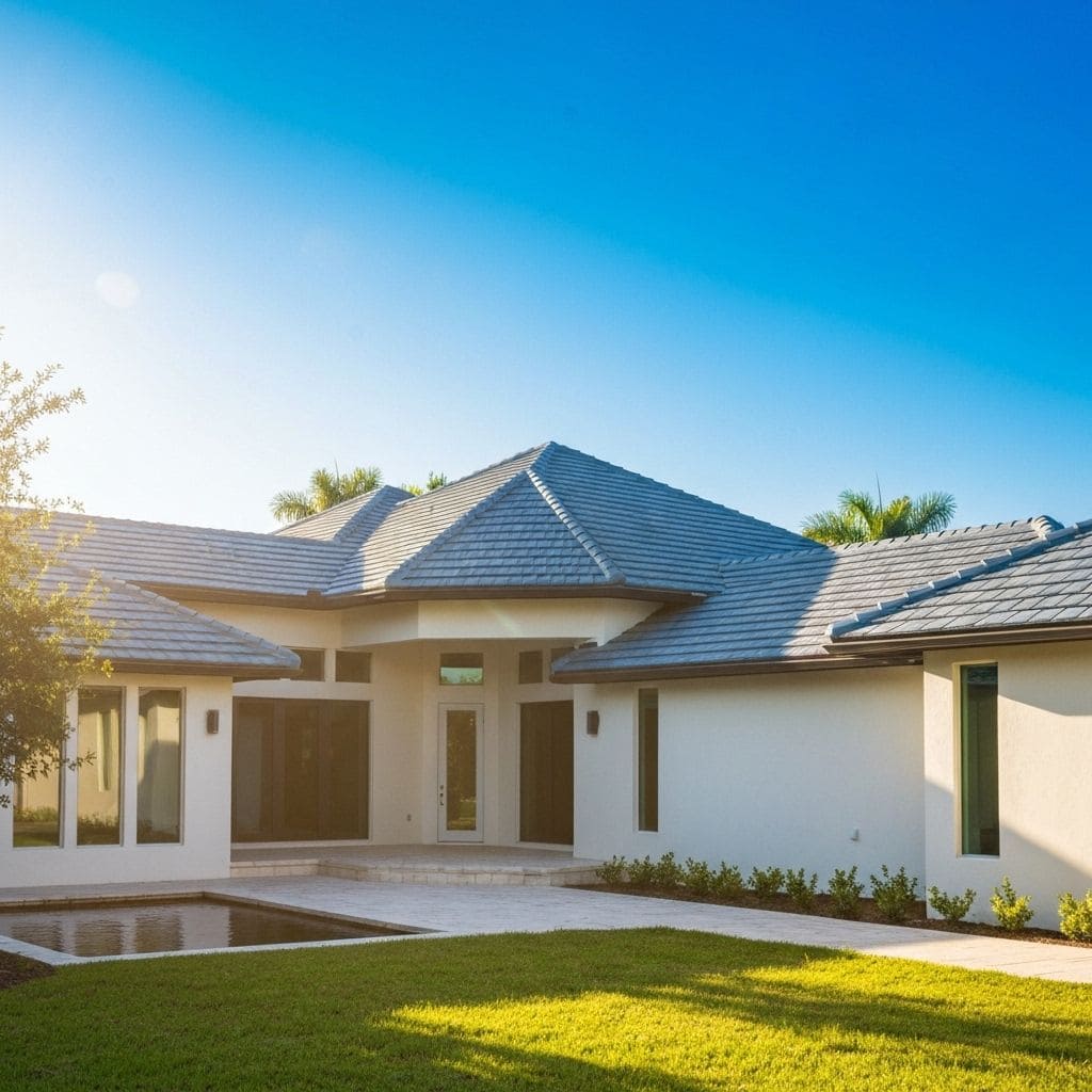 Florida home with quality roofing